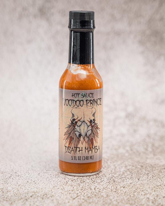 Voodoo Prince Death Mamba - Salsa Picante Aji Ghost Pepper
